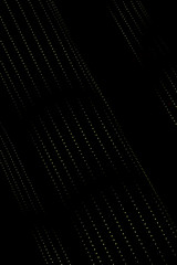 Abstract background neon dots on a black background.