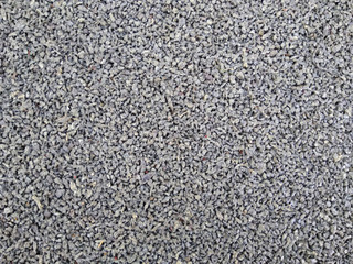Seamless asphalt grey background. Coating of rubber crumbs. Texture coating of concrete.
