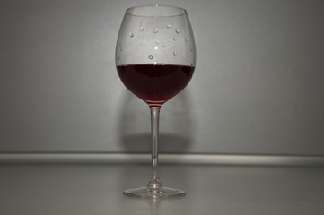 glass of red wine