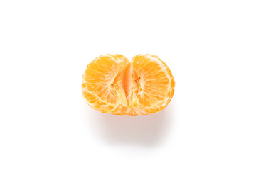A peeled Amorette mandarin orange
