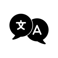 translate - translation icon vector design template