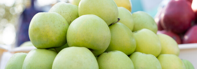 Apples as background and texture.