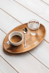 cup of americano coffee