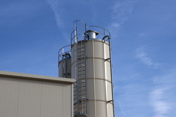 Chantier de prolongation de la ligne B du métro de Lyon dans la commune de Saint Genis Laval - le 27 octobre 2019