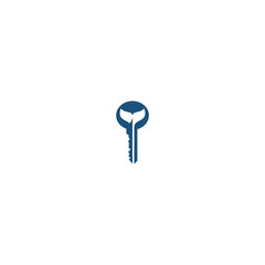 key and orca logo design