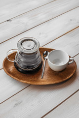 Pour over coffee
