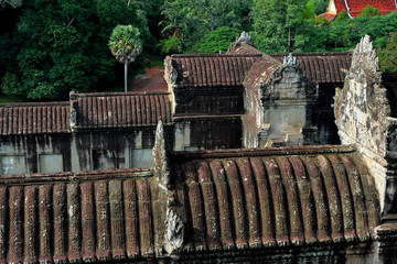 Roofs in Angkor Wat