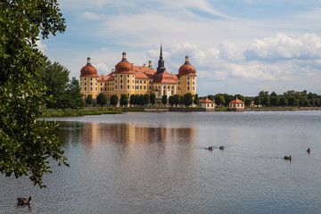 Fototapeta premium Schloss Moritzburg Landschaftsaufnahme