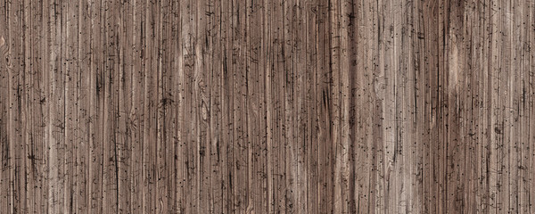 Cracked wooden plank texture with random nails. Wood background