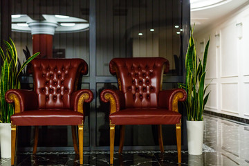 style furniture in a restaurant