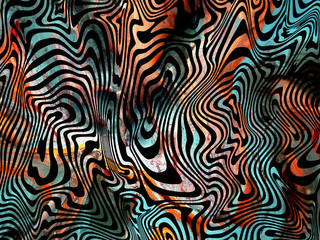 pattern with lines and circles