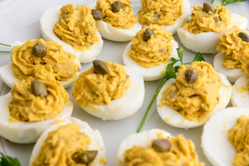 Easter eggs blessed as a starter