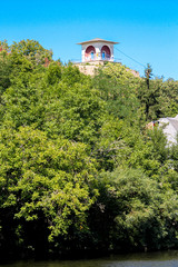 Building called Teetempel on a hill in Bad Kreuznach  Germany