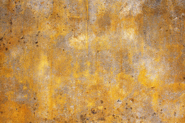 Decorative surface with ocher stains