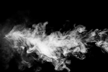 Smoke black and white & for background