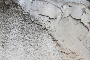 Concrete wall texture background. Natural stones. Building's facade decor. Decorative plaster. House exterior. 