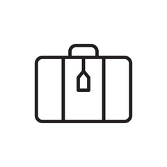Suitcase Icon Vector Design Template