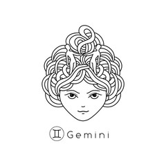 Girl zodiac sign.