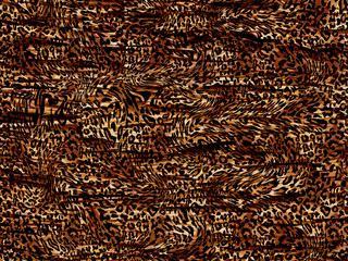 leopard skin pattern