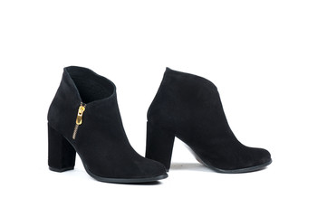  leather shoes.boots/ knee-high boots