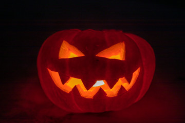 Halloween Kürbis beleuchtet 