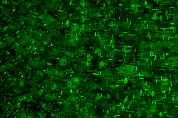 green abstract background with lots of light spots