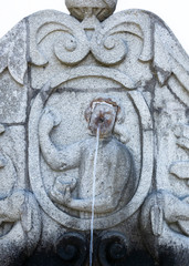 Bom Jesus 'Nose' Fountain On Steps Up To The Church, Braga, Portugal