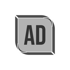 Initial Letter Logo AD Template Vector Design