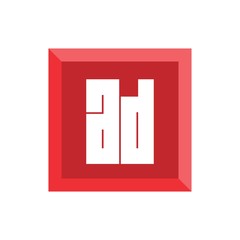 Initial Letter Logo AD Template Vector Design
