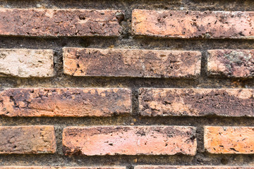 Red brick wall background