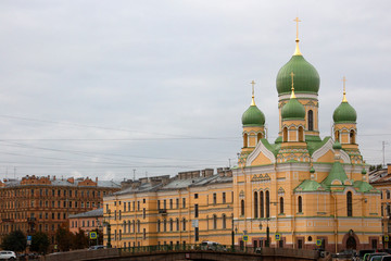 Obraz premium The Church of Saint Isidore and Saint Nicholas, Saint-Petersburg, Russia
