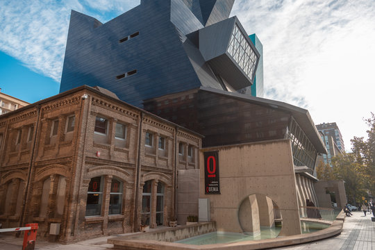 Zaragoza, November 31, 2019, Pablo Serrano Museum In Zaragoza