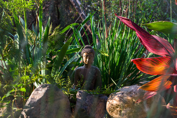 Peaceful zen garden