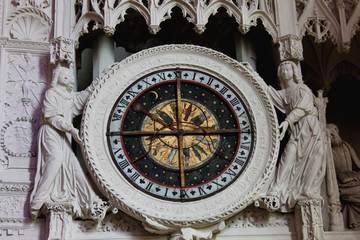 Astronomische Uhr Kathedrale von Chartres