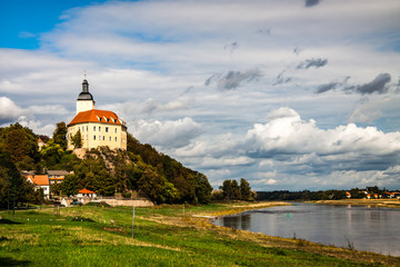 Castle Hirschstein in Saxony