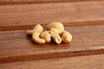 dried fruit of cashew nuts