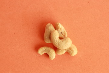 dried fruit of cashew nuts