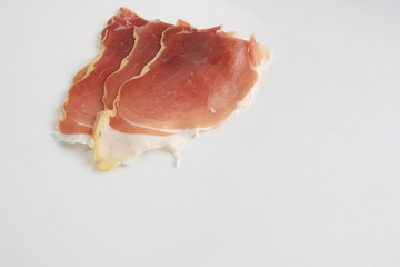 slices of serrano ham