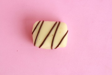 Delicious assorted bonbons cocoa chocolates from Belgium