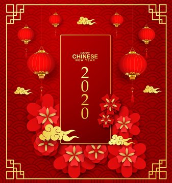 Happy Chinese new year 2020 year of the rat