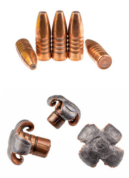 Expansive Bullets With A Copper Shell And A Lead Core, Intact Even After Falling Into An Animal On A Hunt.