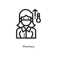 Pharmacy icon vector