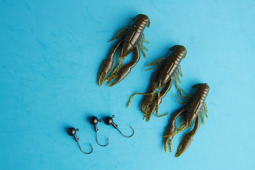 Saragossa Spain. September 18, 2019 fishing lures