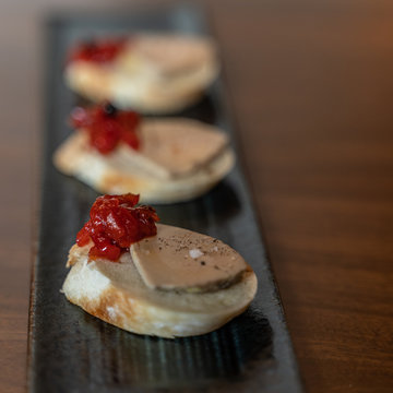 Toast foie gras