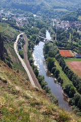 Mountain called Rotenfels near Bad Kreuznach in Germany