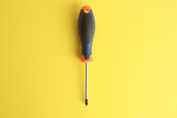 screwdriver tipped star, orange blue and black