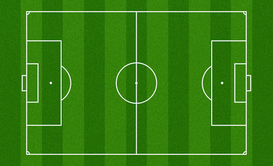Top view of soccer field, football field . © pascalkphoto