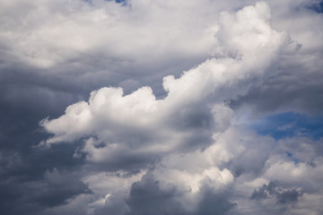 Fototapeta na wymiar Epic Storm sky, dark grey clouds background texture 