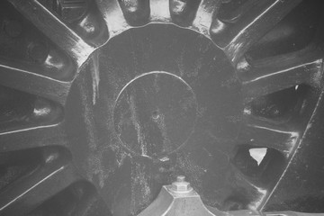 Steam locomotive wheel