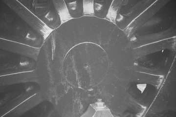 Steam locomotive wheel
